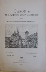 Časopis Moravského musea zemského, ročník XIII., číslo 1 a 2