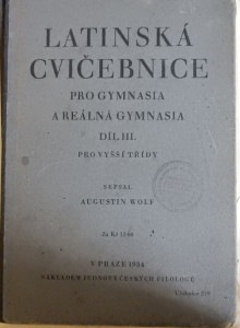 Latinská cvičebnice pro gymnasia a reálná gymnasia, díl III. 