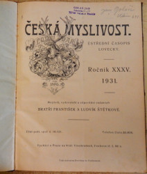 Česká myslivost - ročník XXXV. (1931)