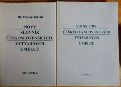 Nový slovník československých výtvarných umělců I., II. + Dodatky + Signatury českých a slovenských výtvarných umělců