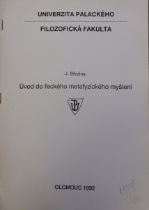 Úvod do řeckého metafyzického myšlení