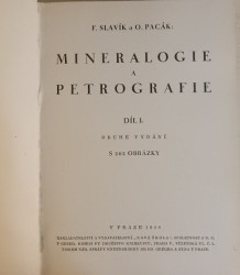 Mineralogie a petrografie, díl I.