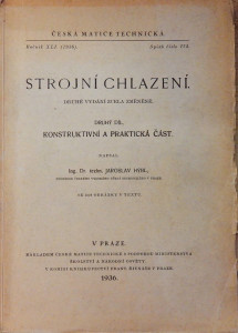 Strojní chlazení 2. díl - Konstruktivní a praktická část