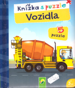Knížka s puzzle - Vozidla