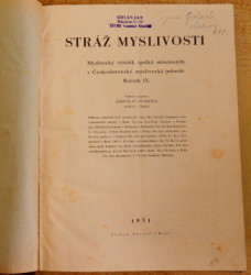 Stráž myslivosti - ročník IX. (1931)