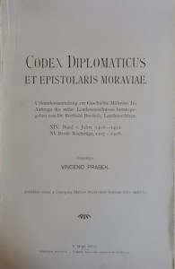Codex Diplomaticus et epistolaris Moraviae