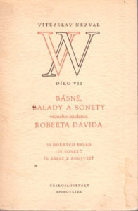 Dílo VII - Básně, balady a sonety věčného Roberta Davida (bez obalu) *