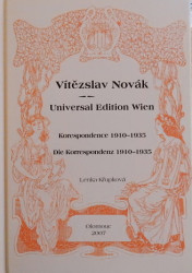 Vítězslav Novák - Universal Edition Wien *