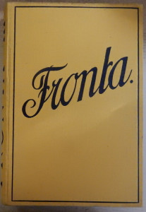 Fronta, nezávislý týdeník - ročník III. (1929–1930)