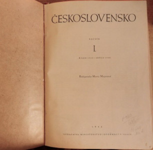 Československo - ročník I. (říjen 1945–srpen 1946)