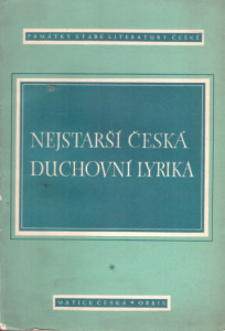 Nejstarší česká duchovní lyrika