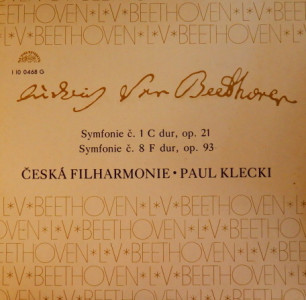 Symfonie č. 1 C dur, op. 21, Symfonie č. 8 F dur, op. 93