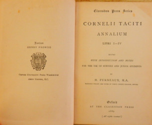 Cornelii Taciti Annalium, Libri I–IV. 