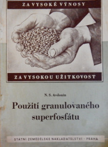 Použití granulovaného superfosfátu