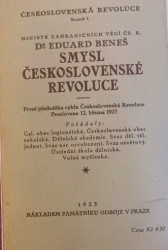Smysl československé revoluce