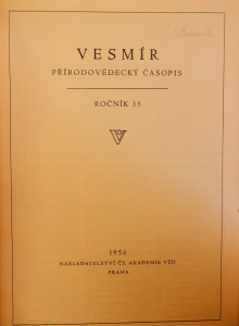 Vesmír: přírodovědecký časopis 35