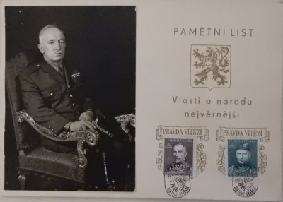 Pamětní list Vlasti a národu nejvěrnější